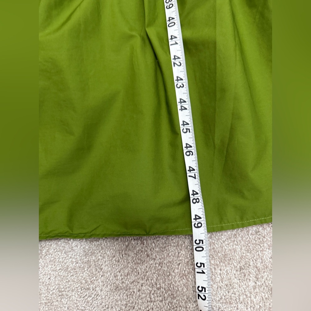 A New Day Olive Midi Dress with Ruffle Sleeves and Cut Outs size Large NWT - Picture 9 of 13